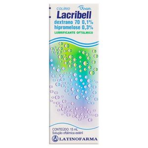 Lacribell 1mg/ml + 3mg/ml Solução Oftálmica 15ml