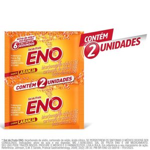 Sal de Fruta Eno Laranja 2 Envelopes com 5g cada