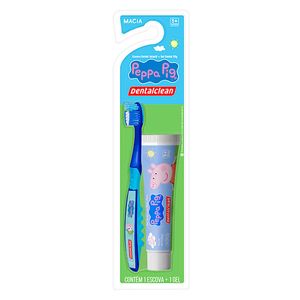 Kit Infantil Dentalclean Escova Dental + Gel Dental Peppa Pig