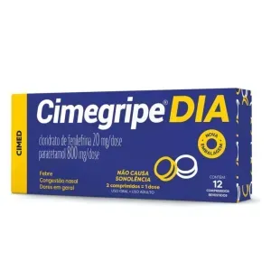 Cimegripe Dia 12 Comprimidos