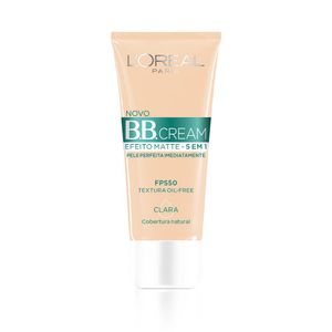 Base Líquida Loreal BB Cream Efeito Matte FPS50 Clara 30g