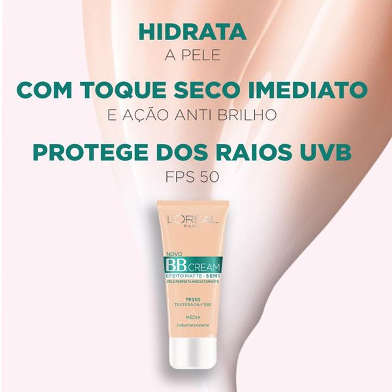 base-liquida-loreal-bb-cream-efeito-matte-fps50-clara-30g-10023066