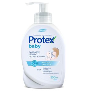 Sabonete Líquido Protex Baby Cabeça aos Pés 200ml