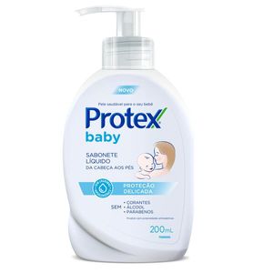 Sabonete Líquido Protex Baby Da Cabeça Aos Pés 200Ml