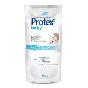 Sabonete Líquido Infantil Protex Baby Proteção Delicada Refill 380ml