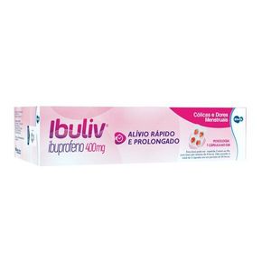 Ibuliv Ibuprofeno 400mg 4 Cápsulas