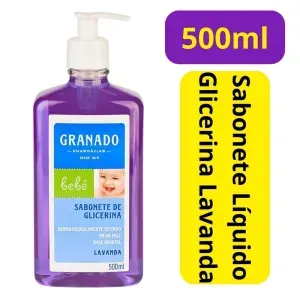 Sabonete Líquido Infantil Granado 500ml - Bebê Lavanda