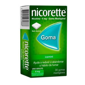 Nicorette 4mg 30 Gomas Ice Menta