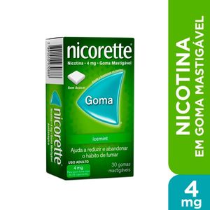 Nicorette 4mg 30 Gomas Ice Menta