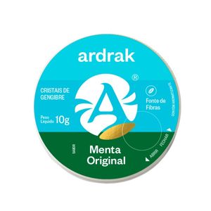 Cristais de Gengibre Menta Doce Ardrak 10g