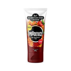 Gel Lubrificante Prudence Morango Fire 60g