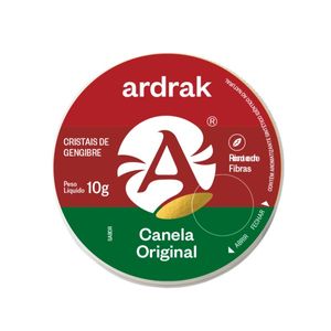 Cristais de Gengibre Canela Ardrak 10g