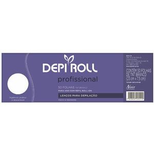 Papel Para Depilação Depi-Roll com 50 Folhas