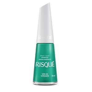 Esmalte Risqué Verde de Verdade Cremoso
