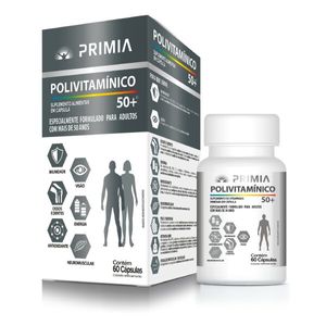 Primia Polivitamínico Senior 50+ 60 Cápsulas