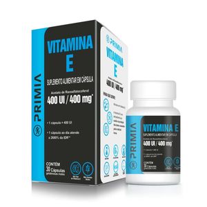 Primia Vitamina E 400mg 30 Cápsulas