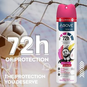 Desodorante Above Aerossol Clinical Teen Girl Neymar Jr 150ml