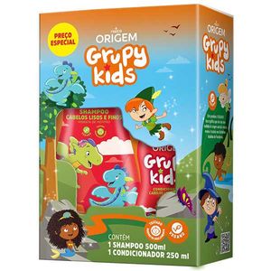 Kit Grupy Kids Hidratação de Montanha Shampoo 500ml + Condicionador 250ml