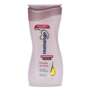 Sabonete Líquido Monange Extrato de Oliva 240Ml