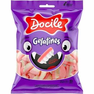 Gelatinas Docile Dentes de Vampiro 80g