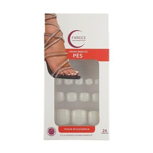 Unhas Postiças Para Pés Fhaces Natural