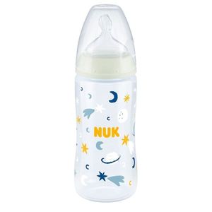 Mamadeira Nuk First Choice Brilha no Escuro Neutra 300ml