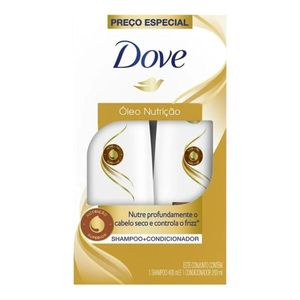 Kit Dove Óleo Nutrição Shampoo 350ml + Condicionador 175ml