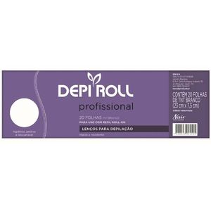 Papel Para Depilação Depi-Roll com 20 Folhas