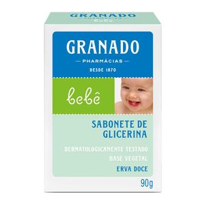 Sabonete Glicerina Granado Bebê Erva Doce 90g