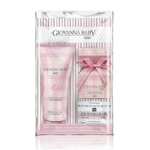 Kit Giovanna Baby Hidratante 200m + Sabonete em Barra 90g + Colonia Classic 20ml + Nécessaire