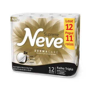 Papel Higiênico Neve Supreme Leve 12 Pague 11