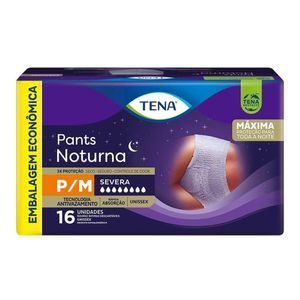 Roupa Íntima Tena Pants Noturna P/M 16 Unidades