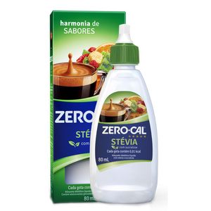 Adoçante Zero Cal 80ml Stevia