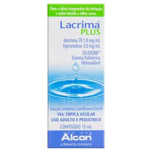 Lacrima Plus Solução Oftálmica 15ml
