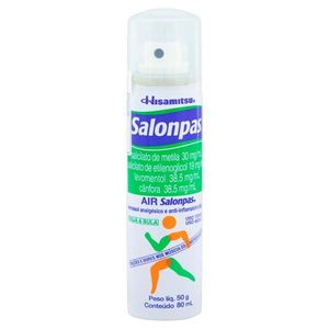 Salonpas Aerossol Solução Dermatológica 80ml