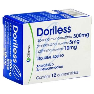 Doriless 500mg/5mg/10mg 12 Comprimidos