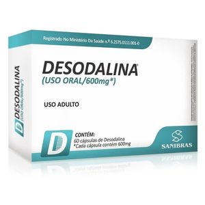 Desodalina 600mg 60 Cápsulas