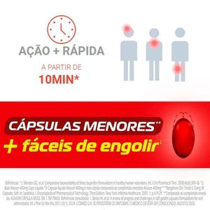 Alivium 400mg 20 Cápsulas Moles