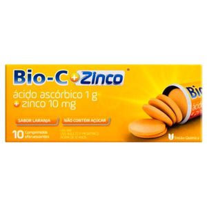 Bio-C e Zinco 1g/10mg 10 Comprimidos Efervescentes