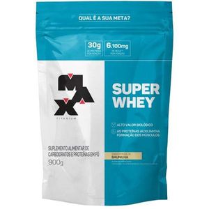 Suplemento Super Whey Sabor Baunilha 900g Max Titanium