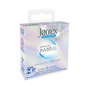 Preservativo Jontex Sensação Invisivel 2 Unidades