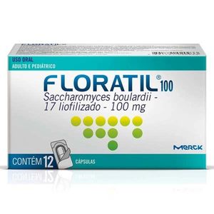 Floratil 100mg 12 Cápsulas Gelatinosas Duras