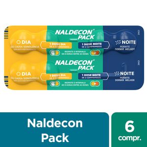 Naldecon Pack Dia e Noite 6 Comprimidos