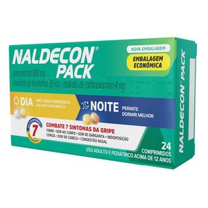 Naldecon Dia e Noite 24 Comprimidos