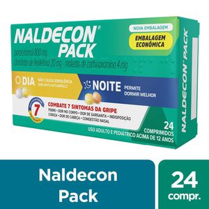 Naldecon Dia e Noite 24 Comprimidos