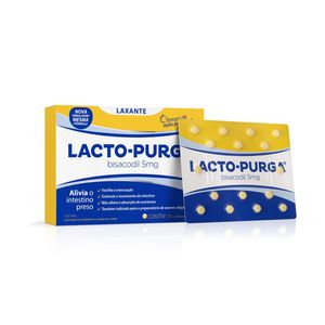 Lacto Purga Laxativo Bisacodil Hypera 16 Comprimidos Revestidos