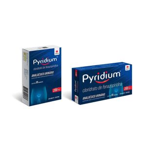 Pyridium 200mg 18 Comprimidos