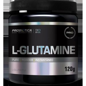 Glutamina L-Glutamine Probiótica sem Sabor 120g