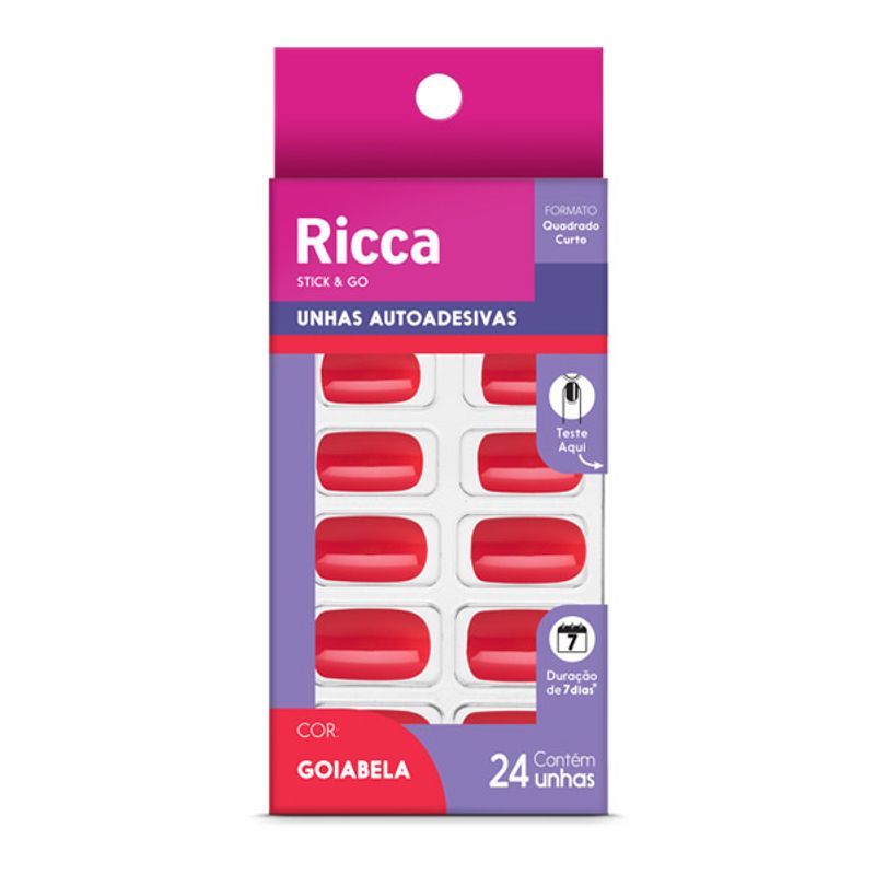 unhas-posticas-ricca-1847-autoadesivas-rosa-guava-10020777