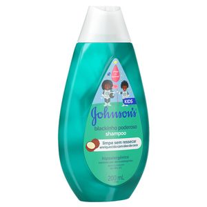 Shampoo Infantil J&J 200ml Blackinho Poderoso